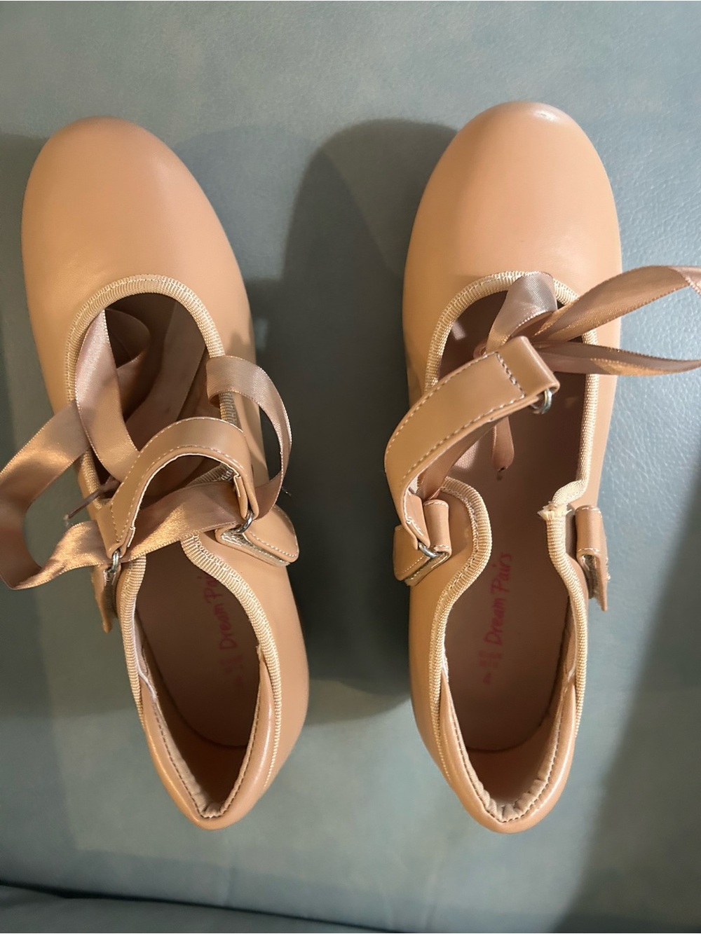 Classic Tap Mary Jane Flats in Blush
